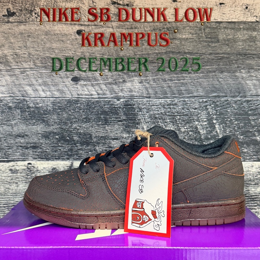 Nike SB Dunk Low Gray and Orange Sneakers